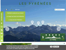 Tablet Screenshot of lespyrenees.net